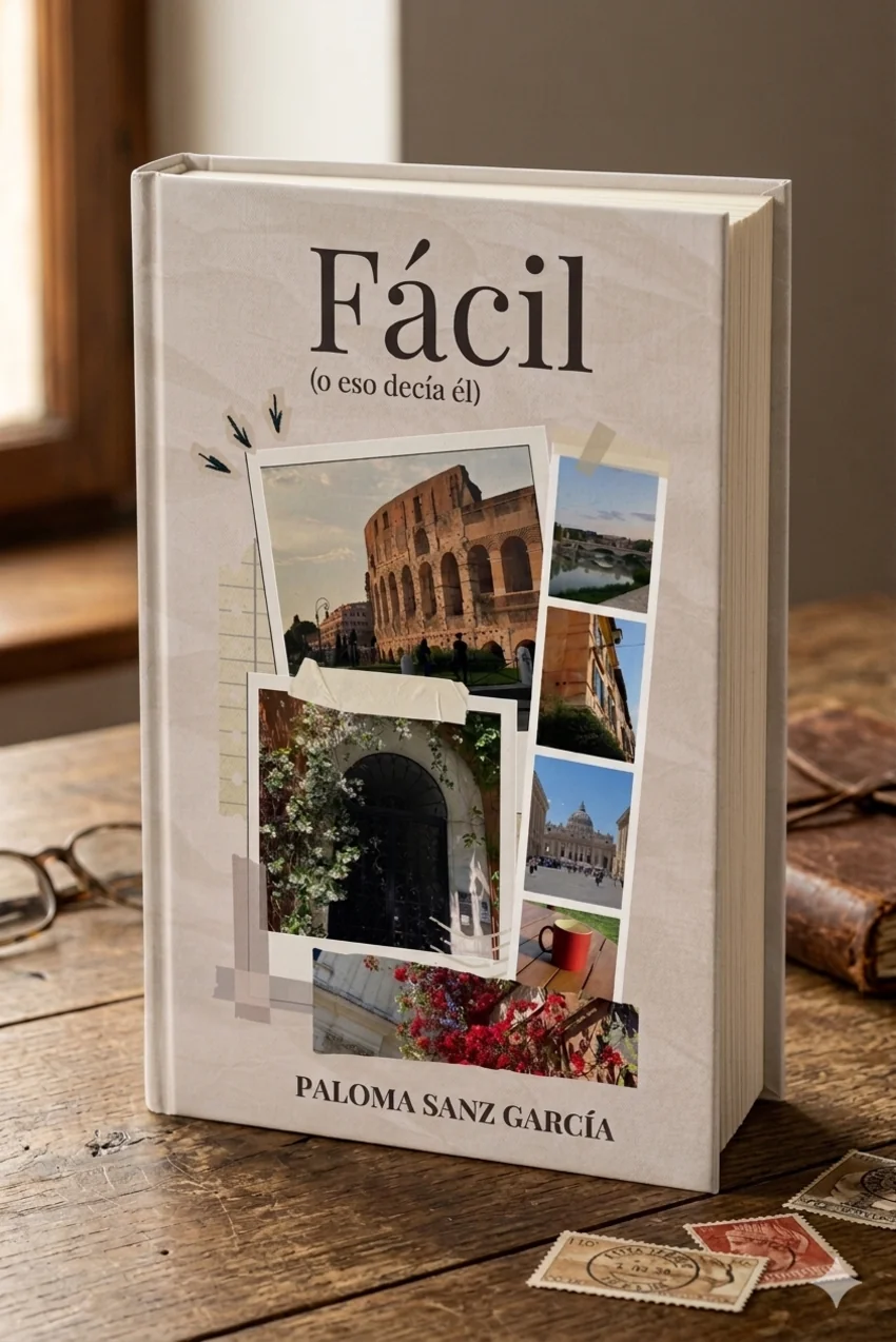 Portada de Fácil (o eso decía él) — Paloma Sanz García